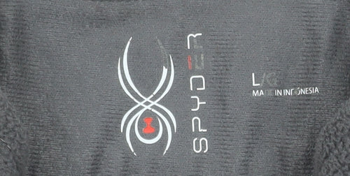 Spyder Women’s Grey Fleece 1/4 Zip Pullover Sweatshirt Size L 14/16