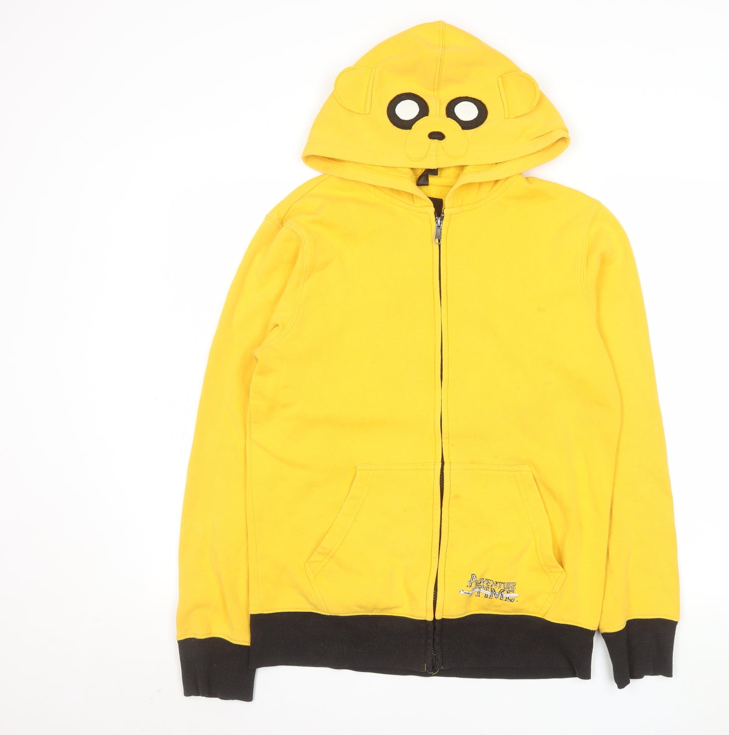 Cartoon Network Adventure Time Yellow Hooded Jacket Men's M
