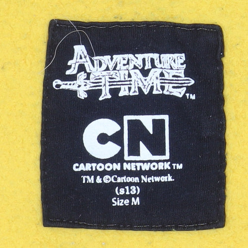 Cartoon Network Adventure Time Yellow Hooded Jacket Men's M