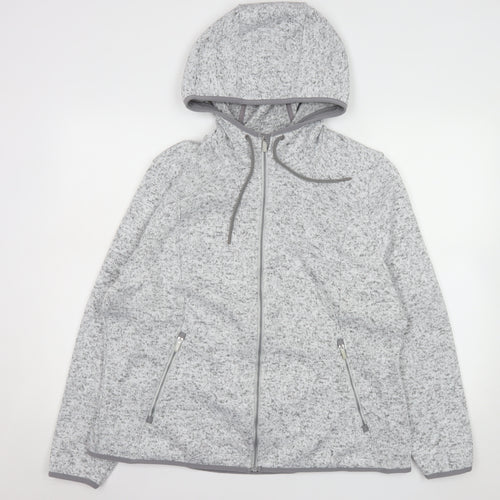 Marks and Spencer Women’s Grey Hooded Zip Jacket Size 20