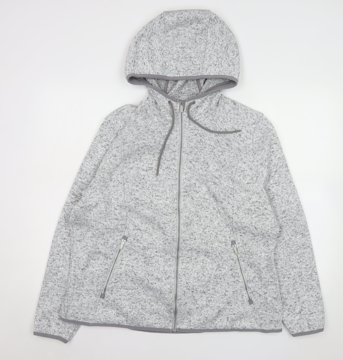 Marks and Spencer Women’s Grey Hooded Zip Jacket Size 20