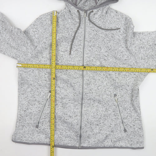 Marks and Spencer Women’s Grey Hooded Zip Jacket Size 20