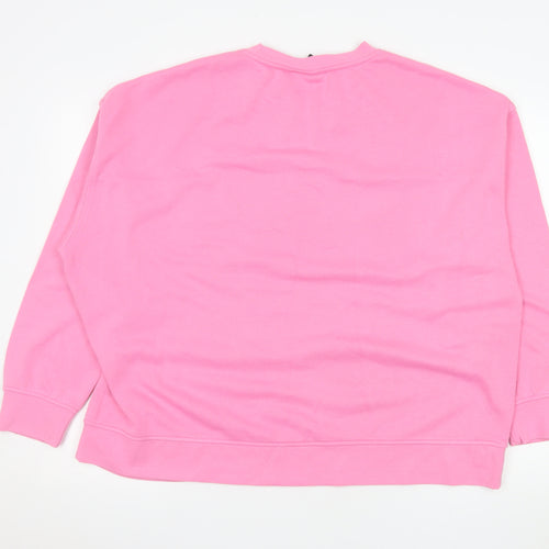 The Simpsons Pink Lisa Sweatshirt XL Women's Pullover Casual