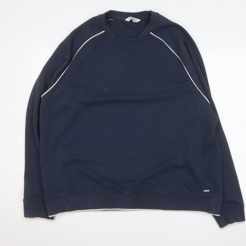 Marks and Spencer Autograph Mens Blue 2XL Pullover Sweatshirt