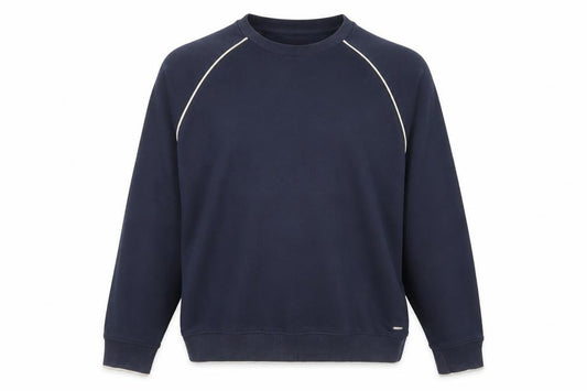 Front view of Marks & Spencer Autograph men’s blue 2xl pullover sweatshirt