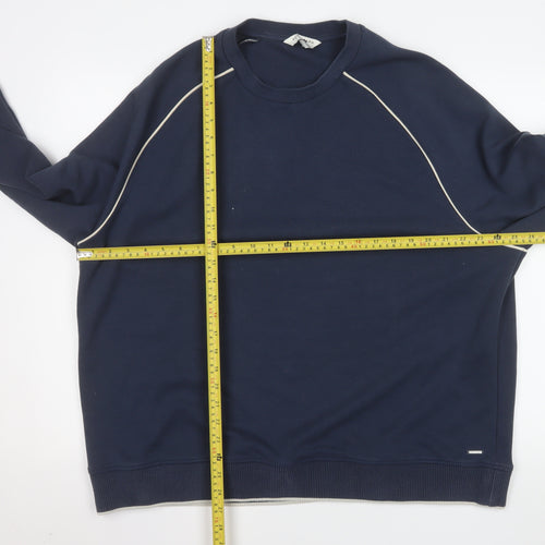 Marks and Spencer Autograph Mens Blue 2XL Pullover Sweatshirt