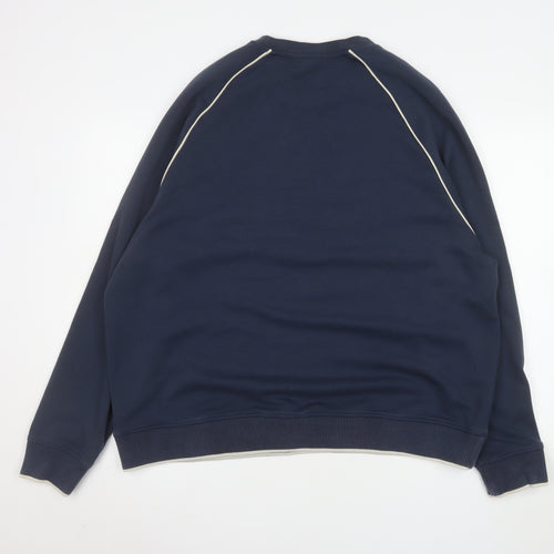 Marks and Spencer Autograph Mens Blue 2XL Pullover Sweatshirt