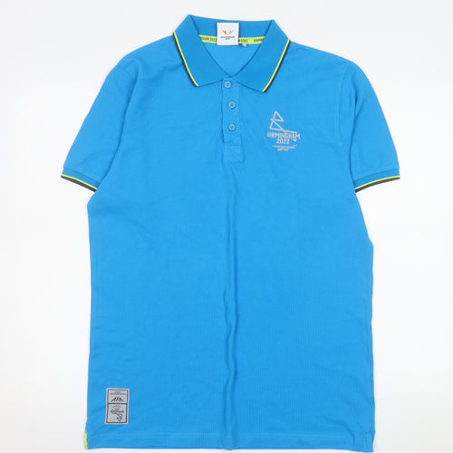 Birmingham 2022 Men's Blue Cotton Polo Shirt Size M