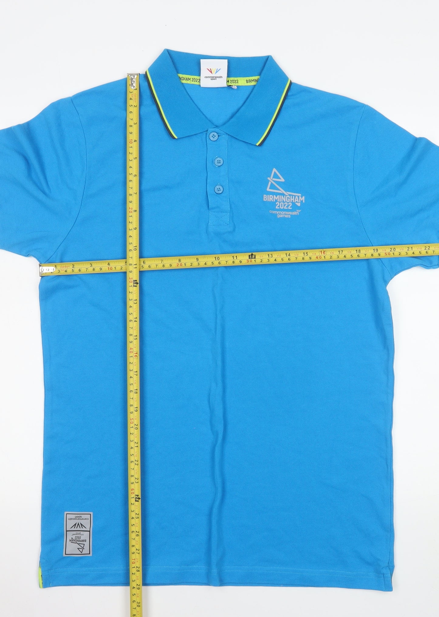 Birmingham 2022 Men's Blue Cotton Polo Shirt Size M