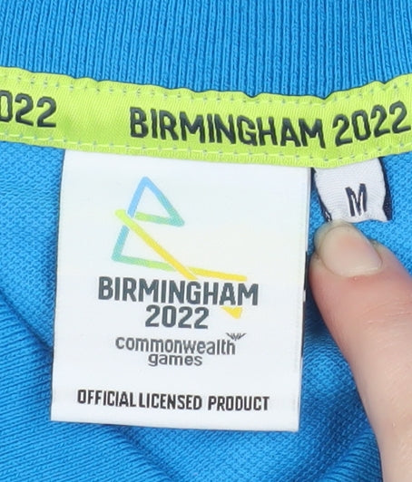 Birmingham 2022 Men's Blue Cotton Polo Shirt Size M