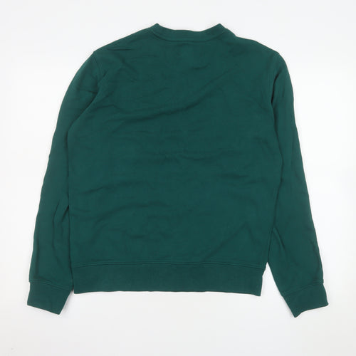 Marks and Spencer Men's Green Christmas Quacker Sweatshirt Size S