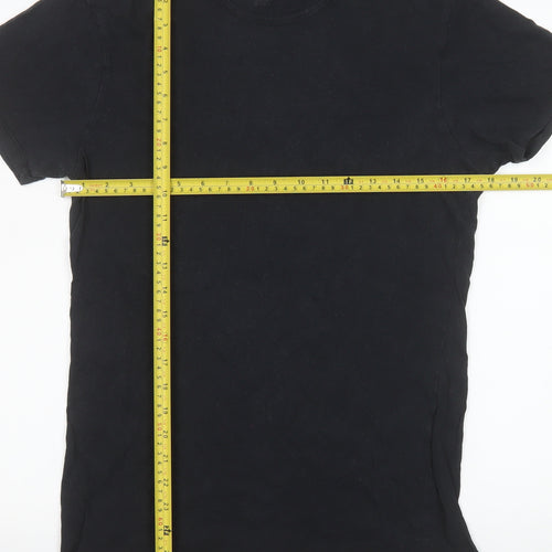 Puma Men's Black Small Short Sleeve Crew Neck Cotton T-Shirt