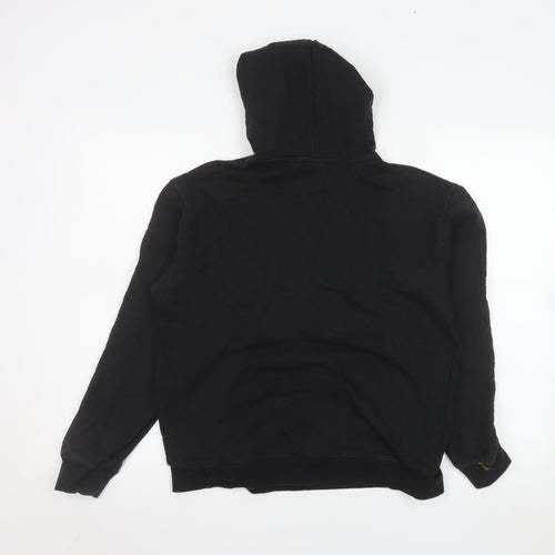 Adidas Girls Black Pullover Hoodie Size 14 Years Cotton Logo Sweatshirt