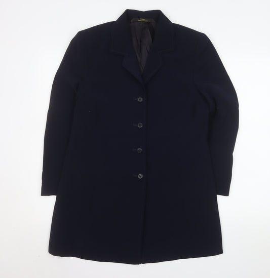 Marks and Spencer Women Dark Navy Petite Fit Blazer Jacket UK 14