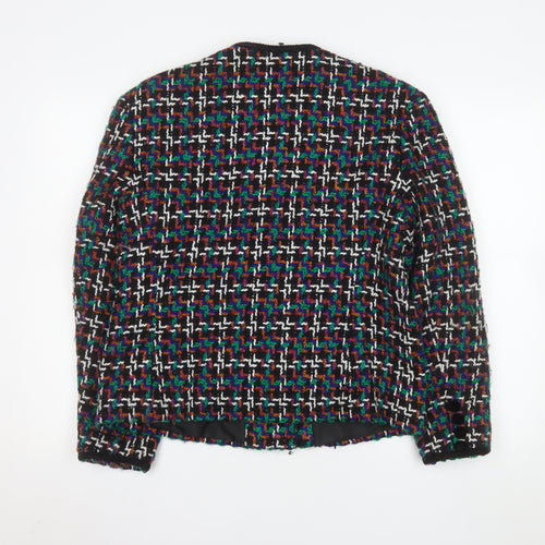 Alexon Women's Multicoloured Tweed Wool Blend Suit Jacket UK 14
