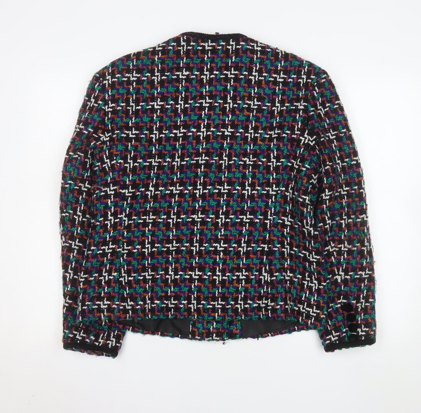 Alexon Women's Multicoloured Tweed Wool Blend Suit Jacket UK 14