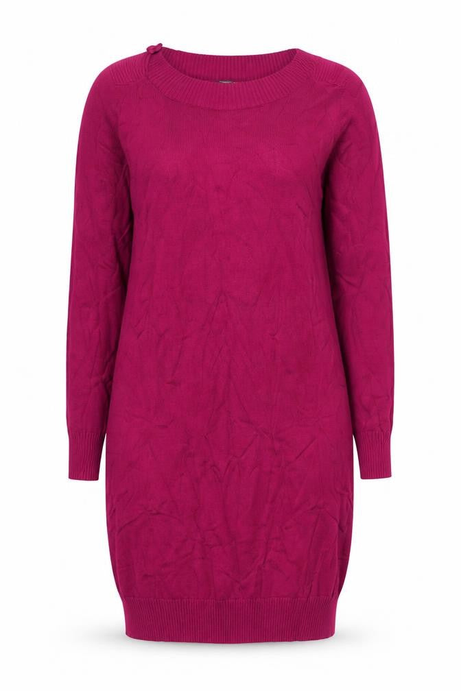 Suzanne Grae Women's Pink Knit Jumper Dress M Classic Style