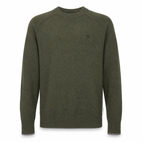 Fat Face Men's Green XS Cotton Wool Crew Neck Jumper