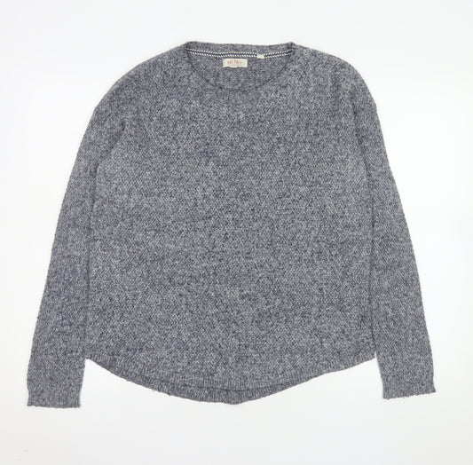 Fat Face Women’s Grey Crew Neck Long Sleeve Knit Jumper Size 14