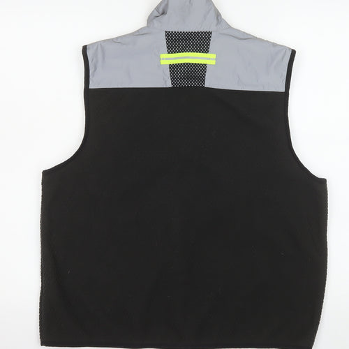 Puma Women’s Black Reflective Activewear Vest Jacket Size S