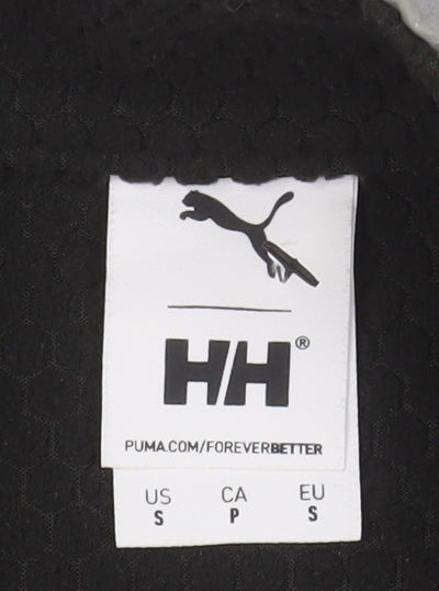 Puma Women’s Black Reflective Activewear Vest Jacket Size S