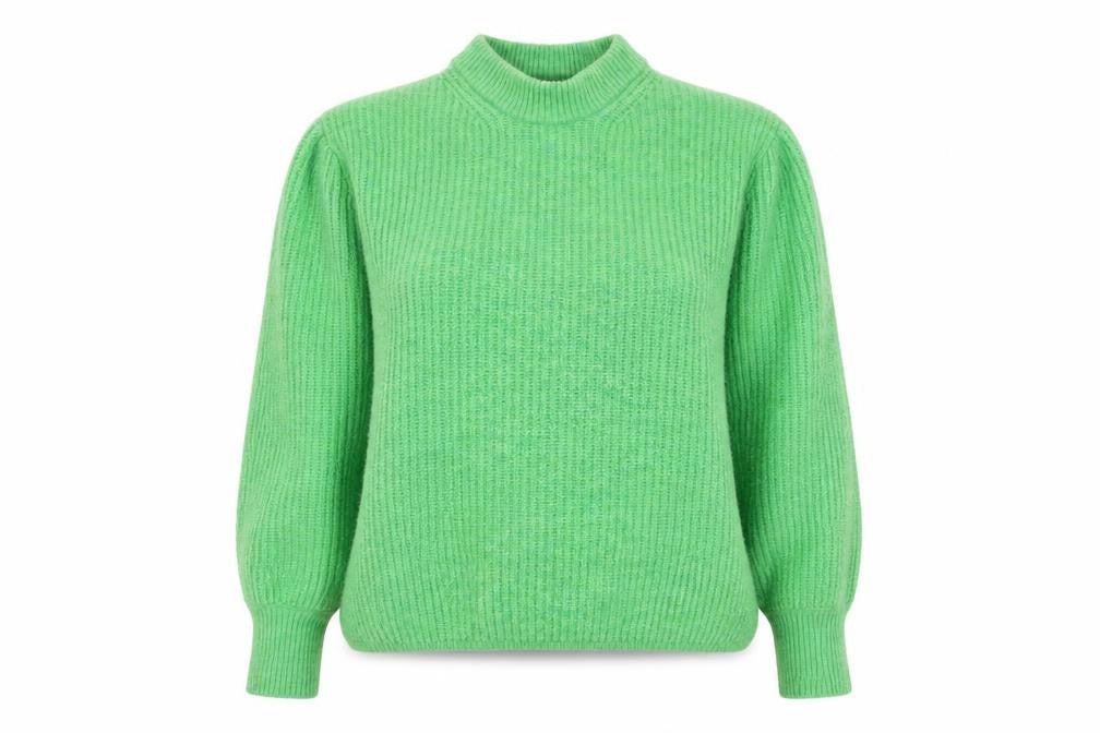 ASOS Women’s Green Mock Neck Chunky Knit Jumper Size 6