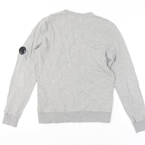 C.P. Company Men's Grey Cotton Crew Neck Sweatshirt Size S