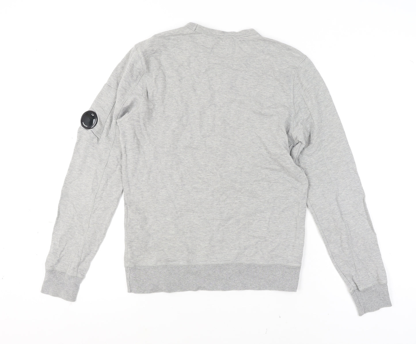 C.P. Company Men's Grey Cotton Crew Neck Sweatshirt Size S