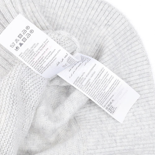Mint Velvet Women’s Grey Cowl Neck Long Sleeve Zip Cardigan S