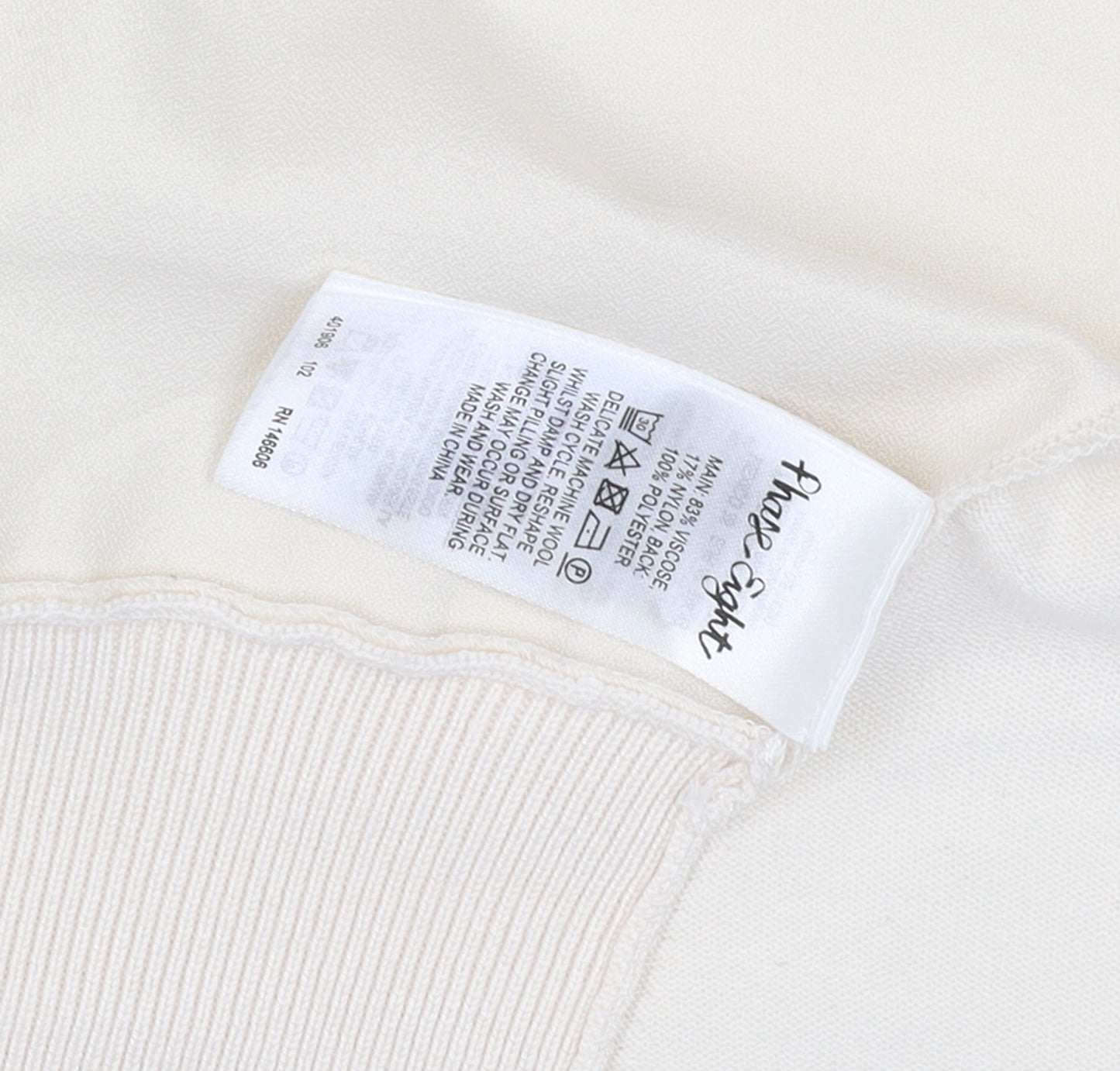 Phase Eight Women Ivory 3/4 Sleeve Knit Cardigan Size 18