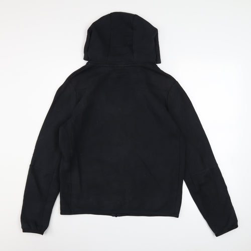 Nike Boys Black Full Zip Hoodie Size 14 Years Standard Fit Fleece Jacket