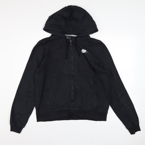 Nike Men's Black Full Zip Hoodie M Sportswear Sweatshirt