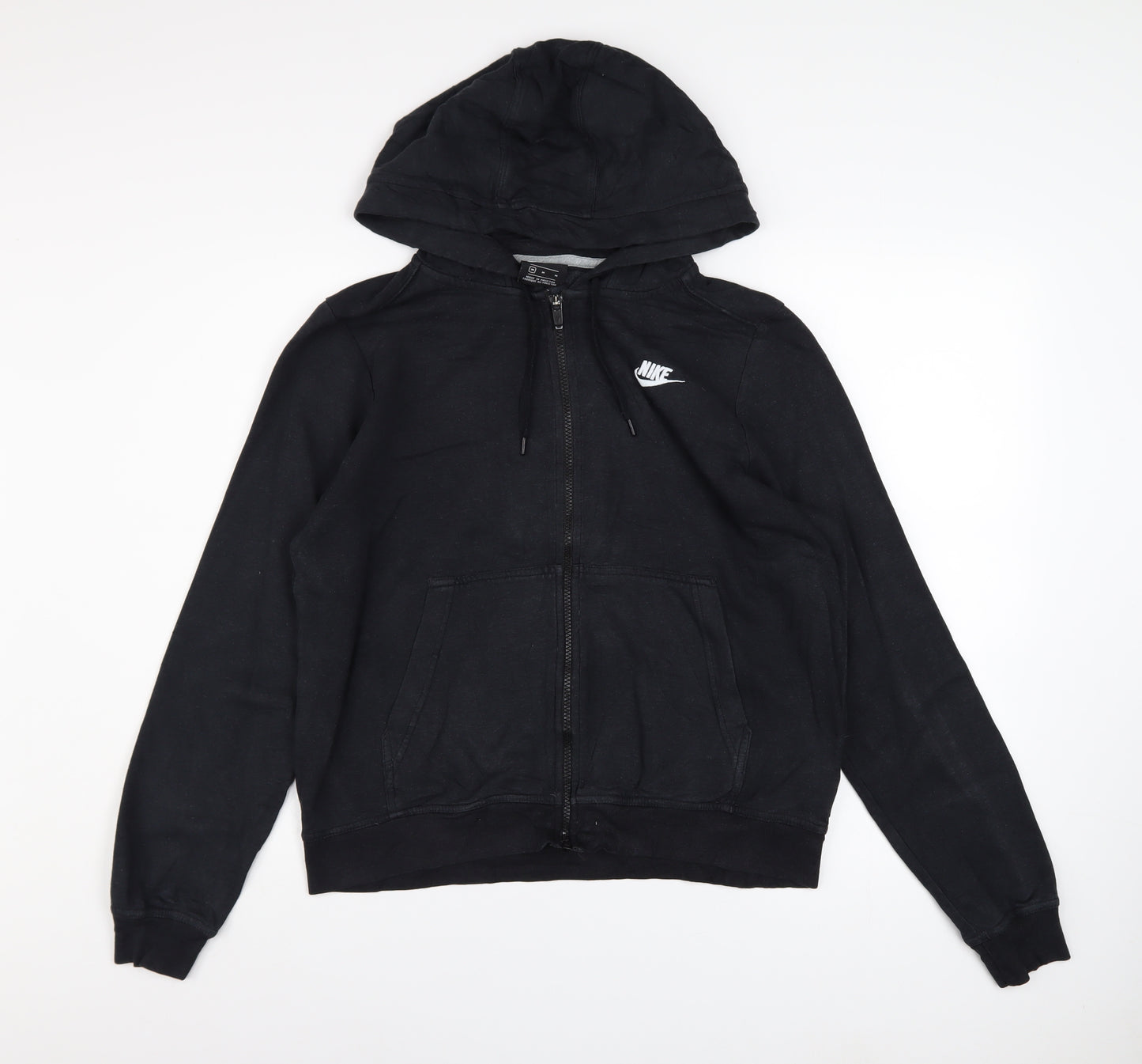 Nike Men's Black Full Zip Hoodie M Sportswear Sweatshirt