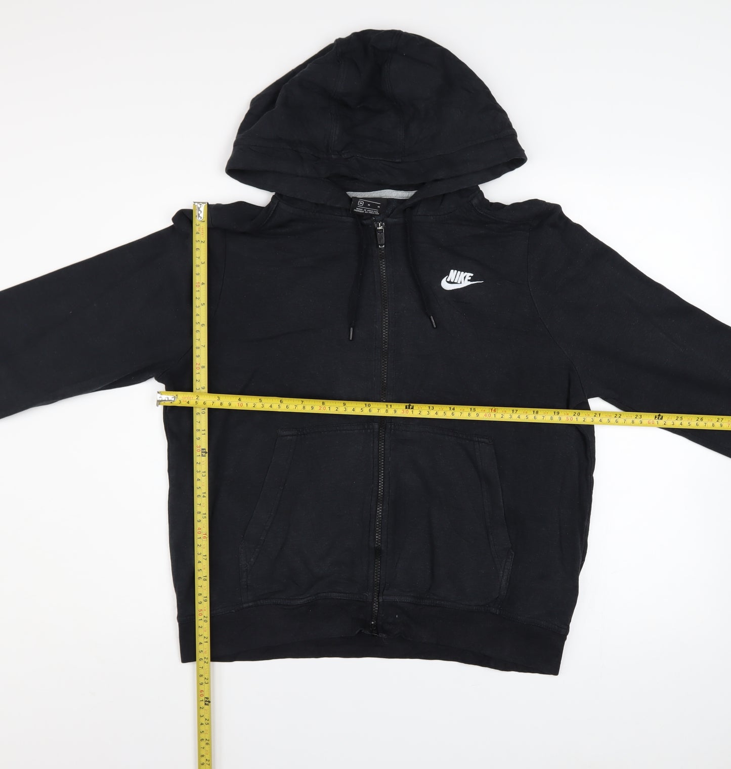 Nike Men's Black Full Zip Hoodie M Sportswear Sweatshirt