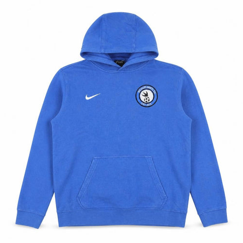 Nike Boys Blue XL Pullover Hoodie – Football Logo Graphic Sweatshirt