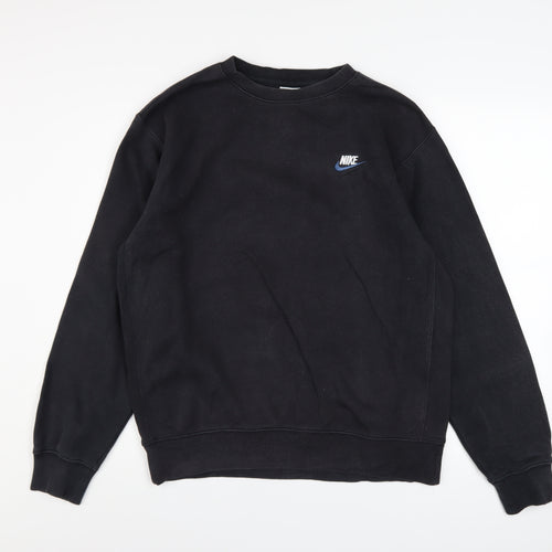 Nike Men's Black Crew Neck Pullover Sweatshirt M