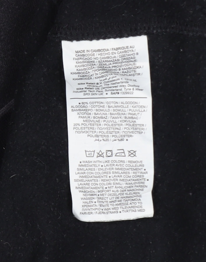 Nike Men's Black Crew Neck Pullover Sweatshirt M