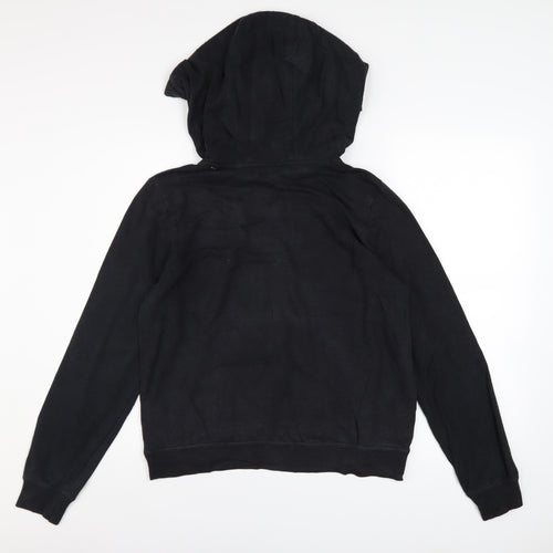 Nike Men's Black Pullover Hoodie Small Logo Sports Sweatshirt