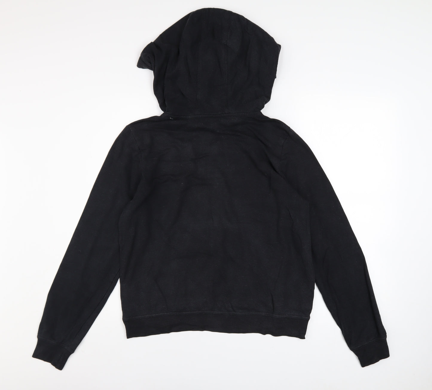 Nike Men's Black Pullover Hoodie Small Logo Sports Sweatshirt
