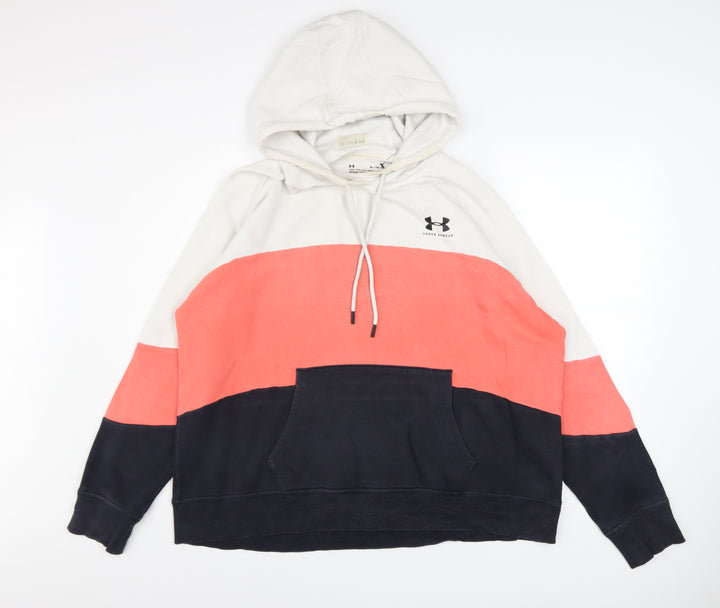 Under Armour Men's Multicoloured XL Pullover Hoodie Relaxed Fit