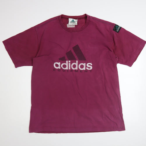 Adidas Men’s Purple Equipment 90s Vintage XL Cotton Graphic T-Shirt