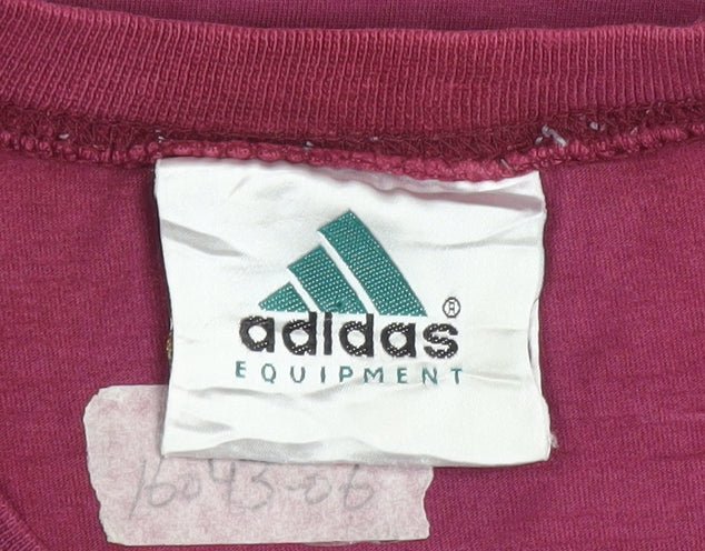 Adidas Men’s Purple Equipment 90s Vintage XL Cotton Graphic T-Shirt