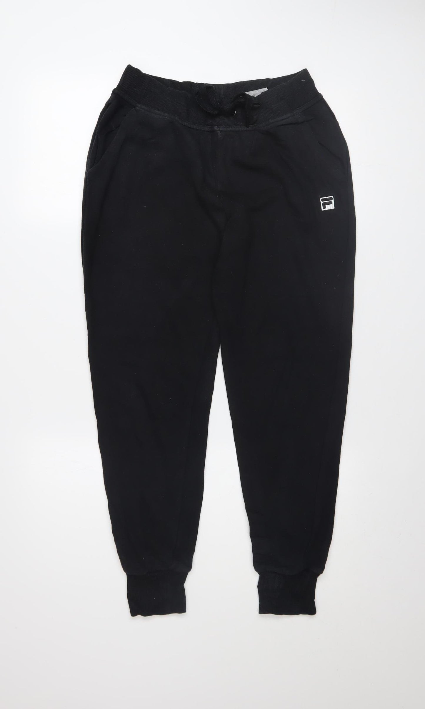 Fila Men's Black Small Jogger Sweatpants Cotton Blend