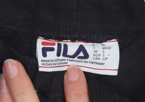 Fila Men's Black Small Jogger Sweatpants Cotton Blend