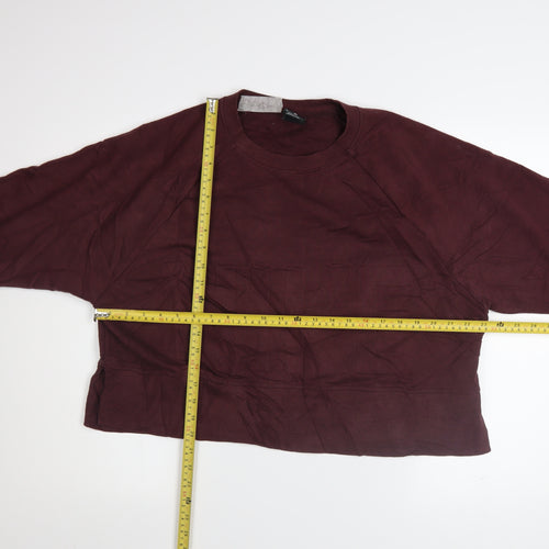 Nike Womens Burgundy Dri-Fit Pullover Sweatshirt Medium
