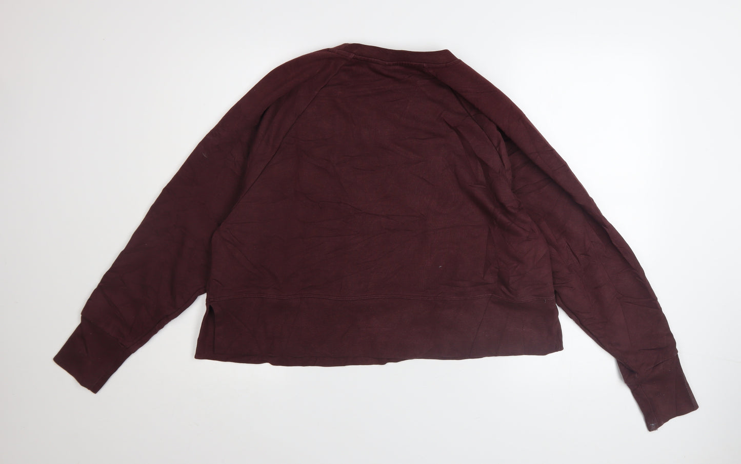 Nike Womens Burgundy Dri-Fit Pullover Sweatshirt Medium