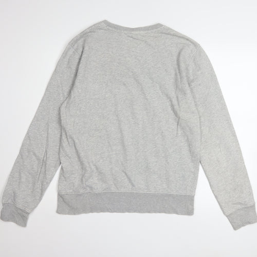 GANT Men's Grey Logo Crew Neck Sweatshirt Size L Pullover