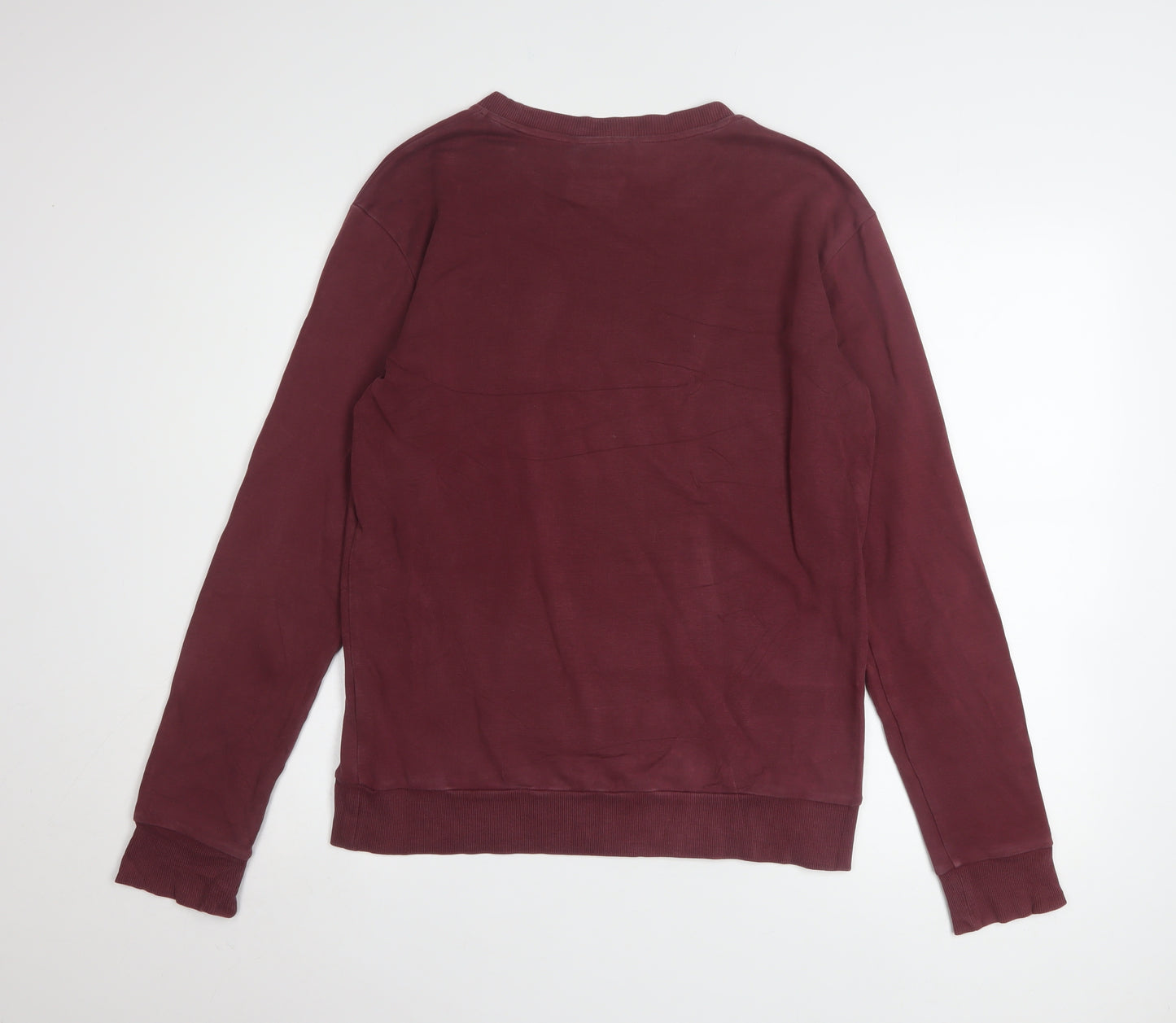 Hugo Boss Unisex Red Logo Graphic Cotton Sweatshirt Size S