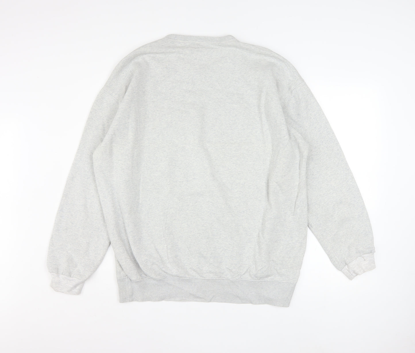 Reebok Men's Grey Crew Neck Pullover Sweatshirt Size M