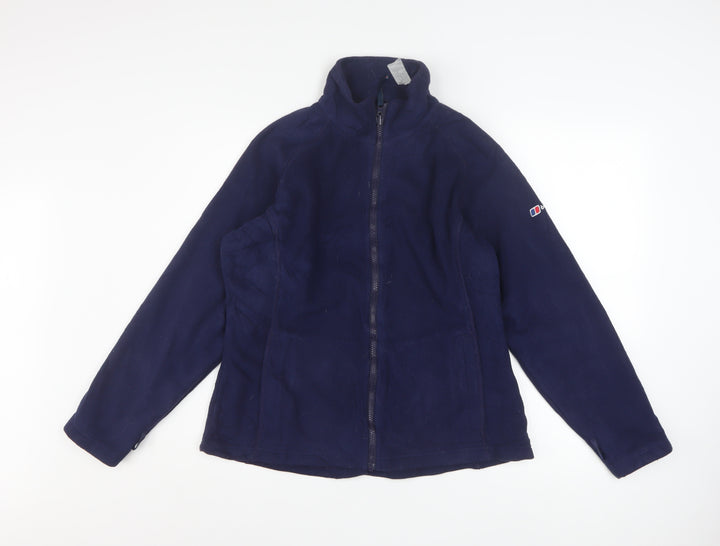 Berghaus Womens Blue Size 14 Fleece Full Zip Basic Jacket